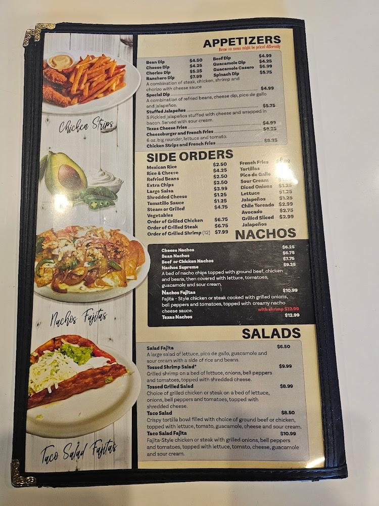 La Tia Mexican Restaurant Menu image 2